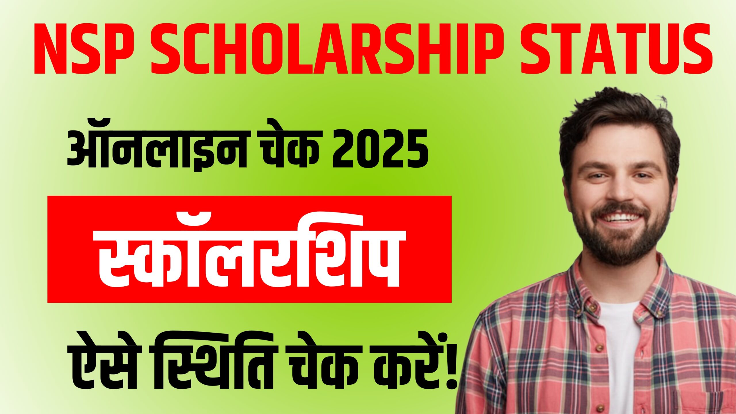 NSP Scholarship Status Check 2025